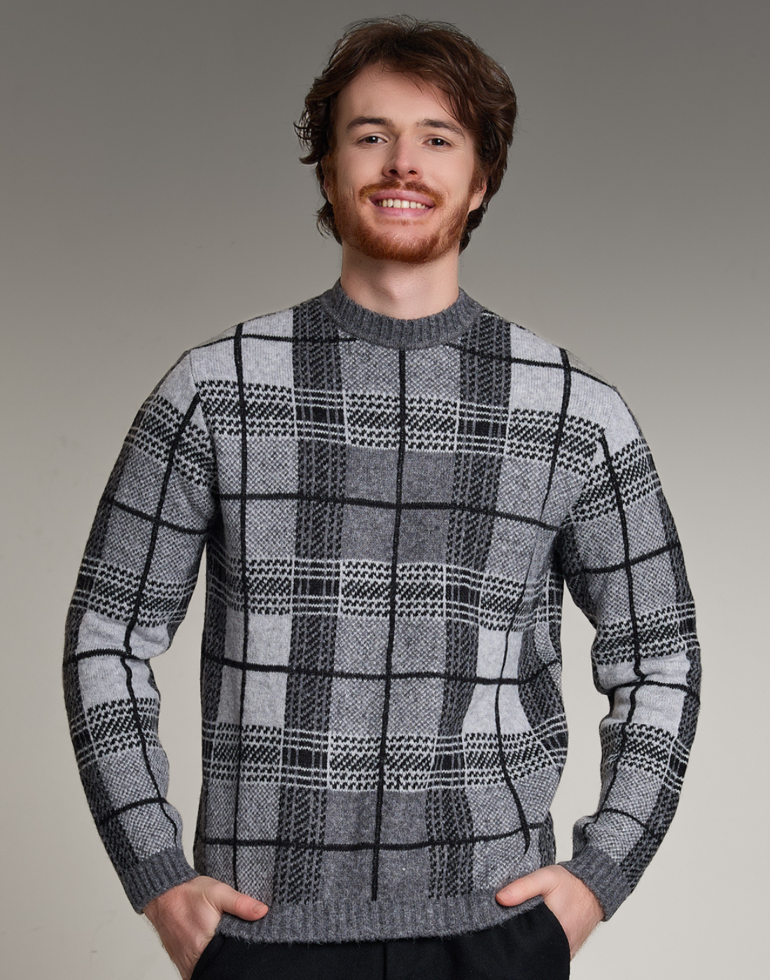 Blusão Tartan Dunbar Chumbo