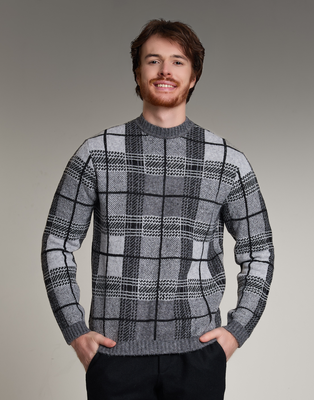 Blusão Tartan Dunbar Chumbo