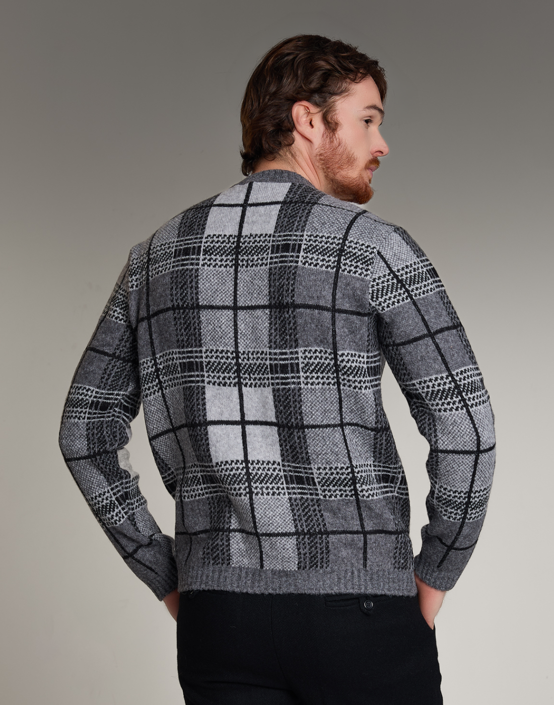 Blusão Tartan Dunbar Chumbo