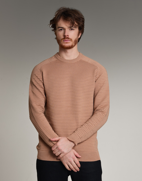 Blusão Listrado Celta Bege