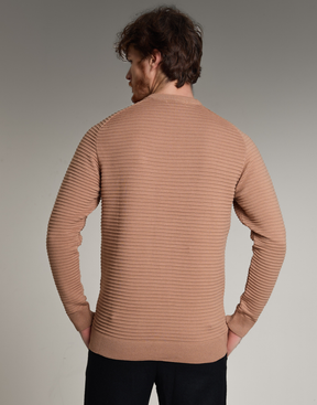 Blusão Listrado Celta Bege