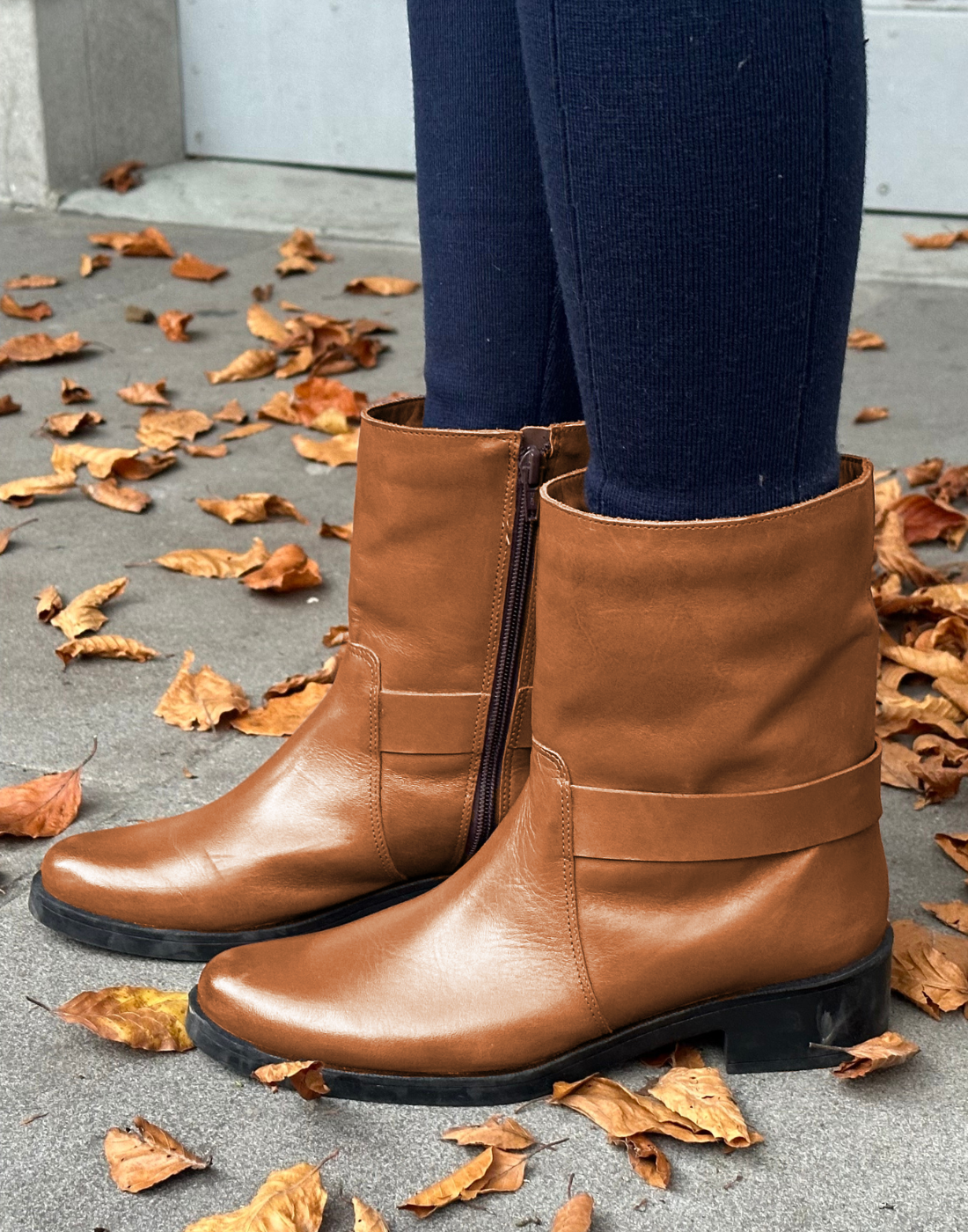 Bota Mérida Couro Caramelo