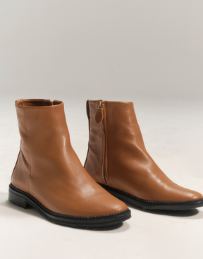Bota Walker Couro Caramelo