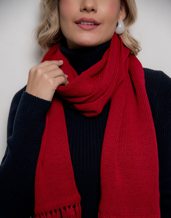 Cachecol Invernada Vermelho