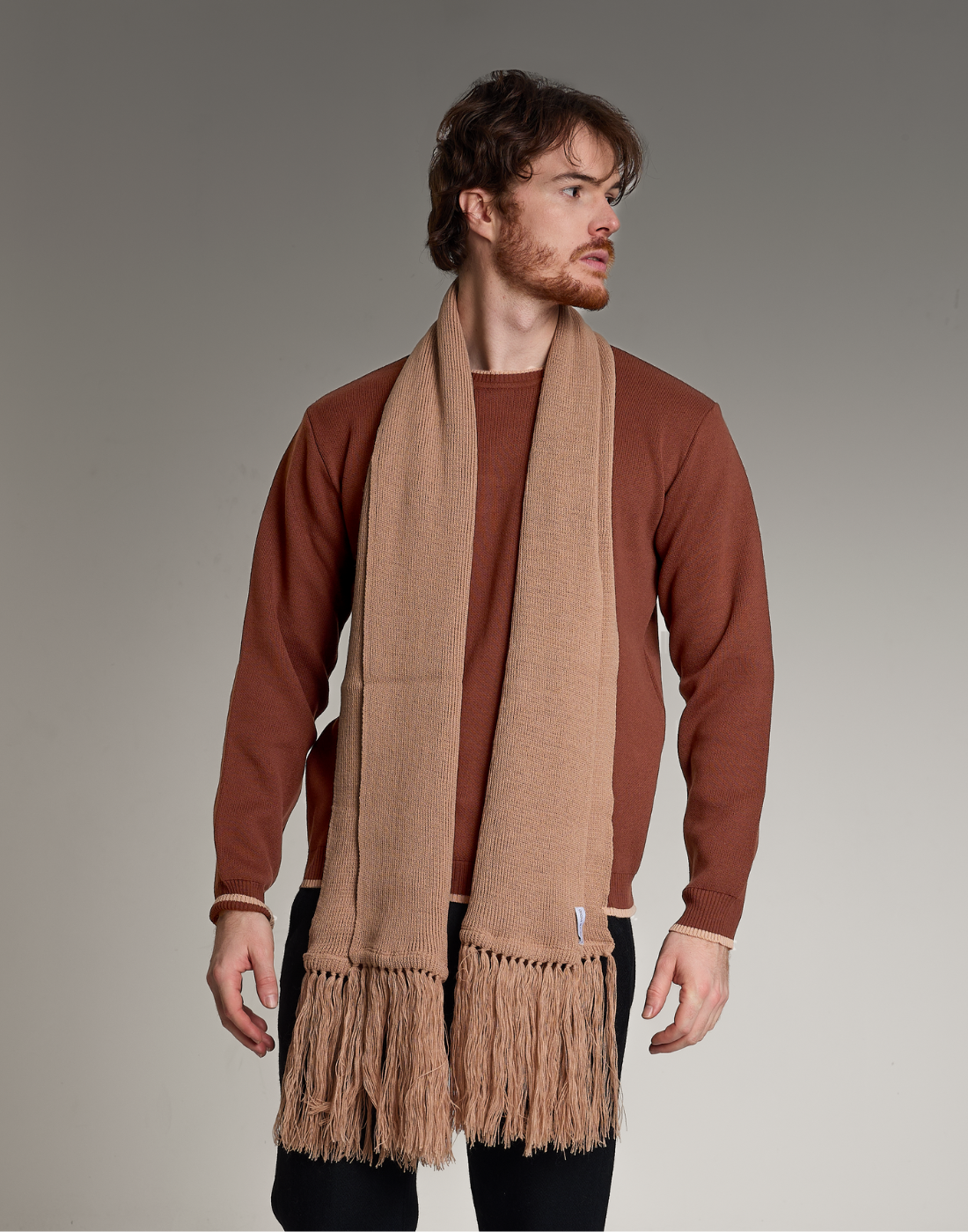 Cachecol Invernada Bege Bruma