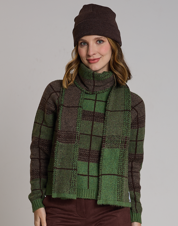 Cachecol Tartan Dunbar Verde
