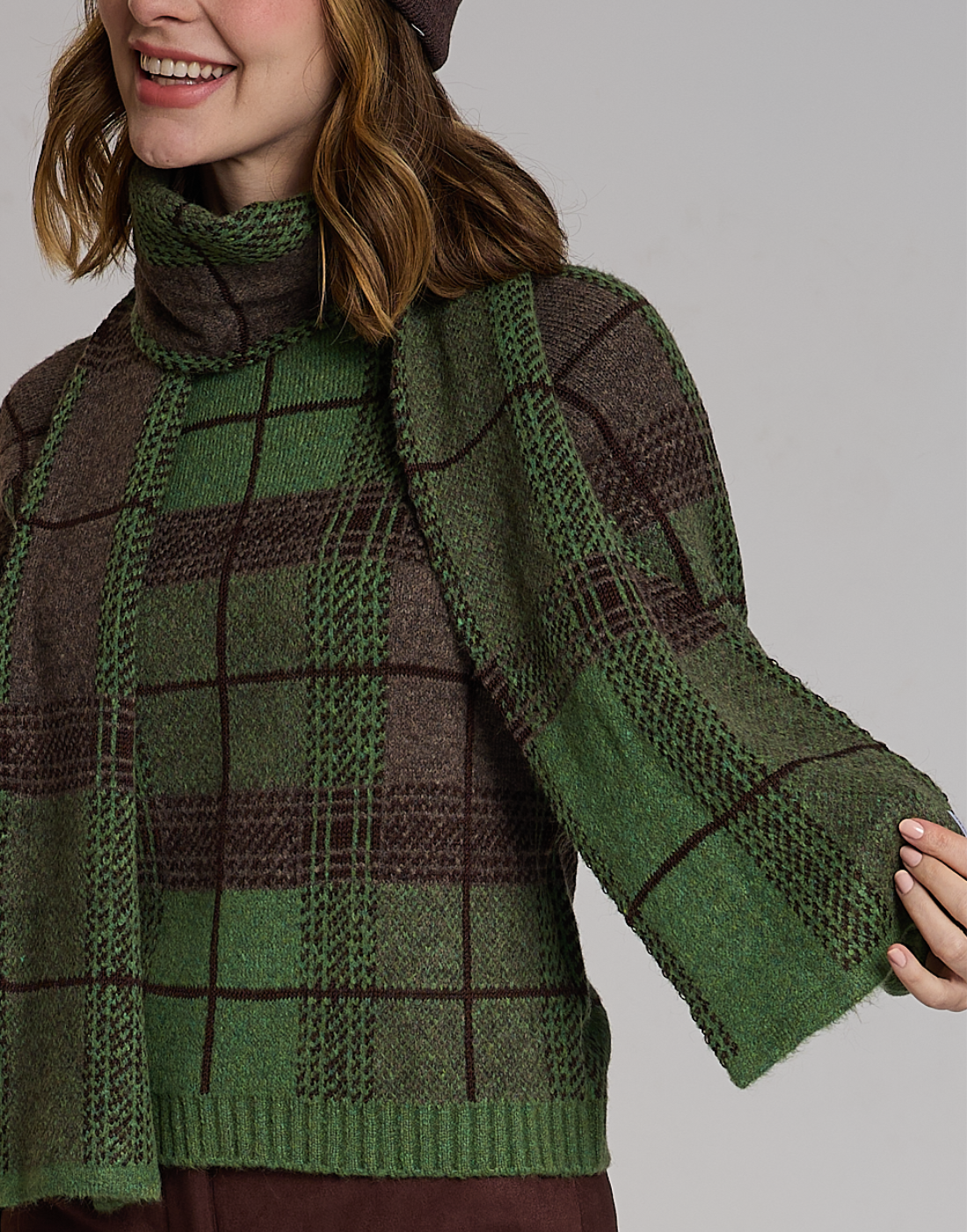 Cachecol Tartan Dunbar Verde
