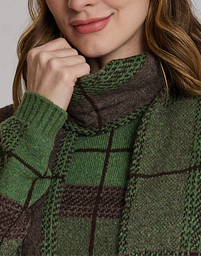 Cachecol Tartan Dunbar Verde