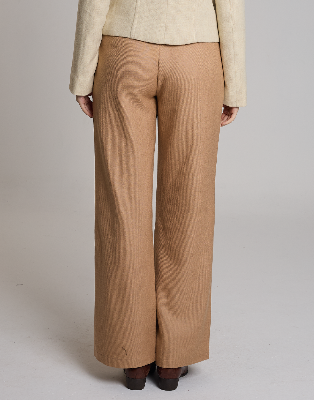 Calça Lã Natural Giada Bege Bloom