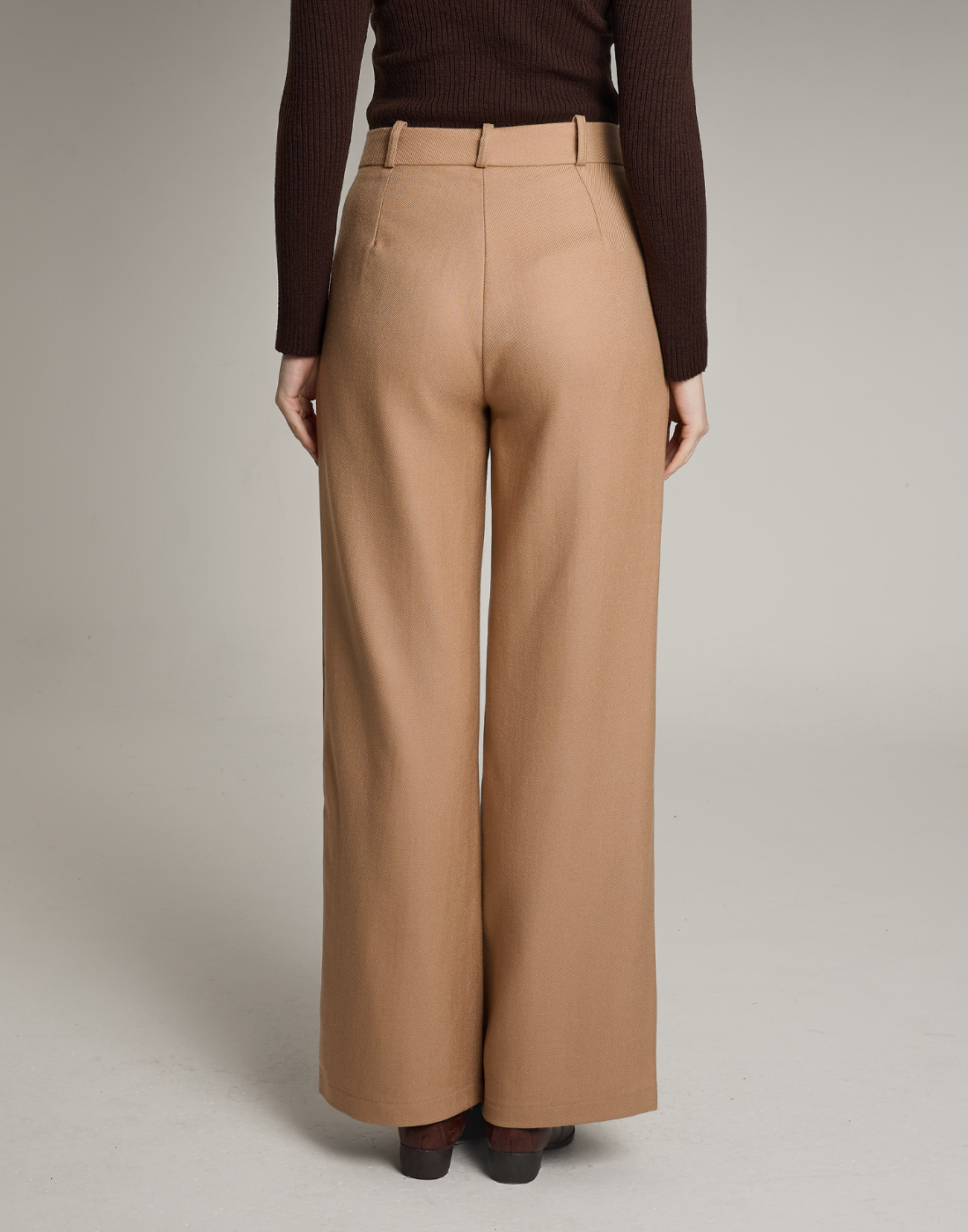 Calça Lã Natural Giada Bege Bloom