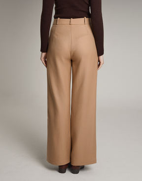 Calça Lã Natural Giada Bege Bloom