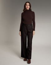 Calça Lã Natural Giada Preta