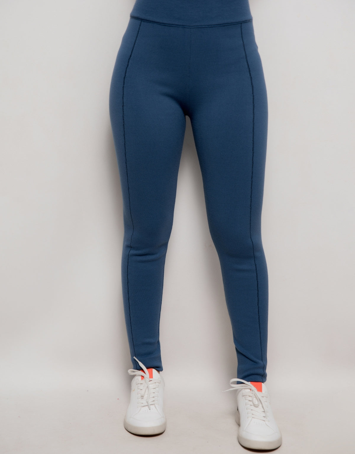Legging Tricot Invernada Stripe Azul Biarritz