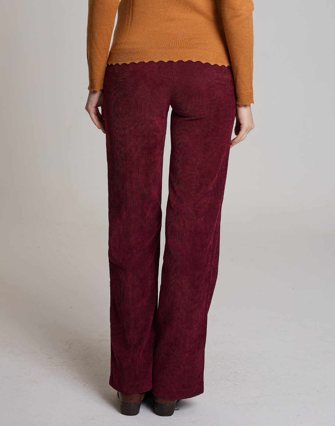 Calça Veludo Cotelê Vinho