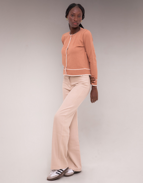 Calça Lã Natural Alezia Bege