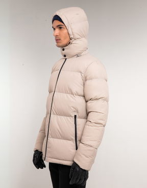 Casaco Doudoune M Forrado Davos Bege
