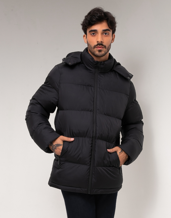 Casaco Doudoune M Forrado Davos Preto