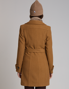 Casaco de Lã Ávola Caramelo Scotch