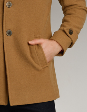 Casaco Lã Uruguaia Malvin Caramelo Trufado