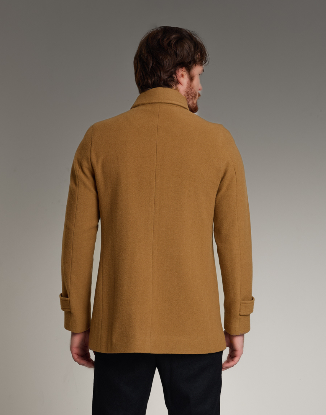 Casaco Lã Uruguaia Malvin Caramelo Trufado