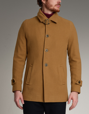 Casaco Lã Uruguaia Malvin Caramelo Trufado