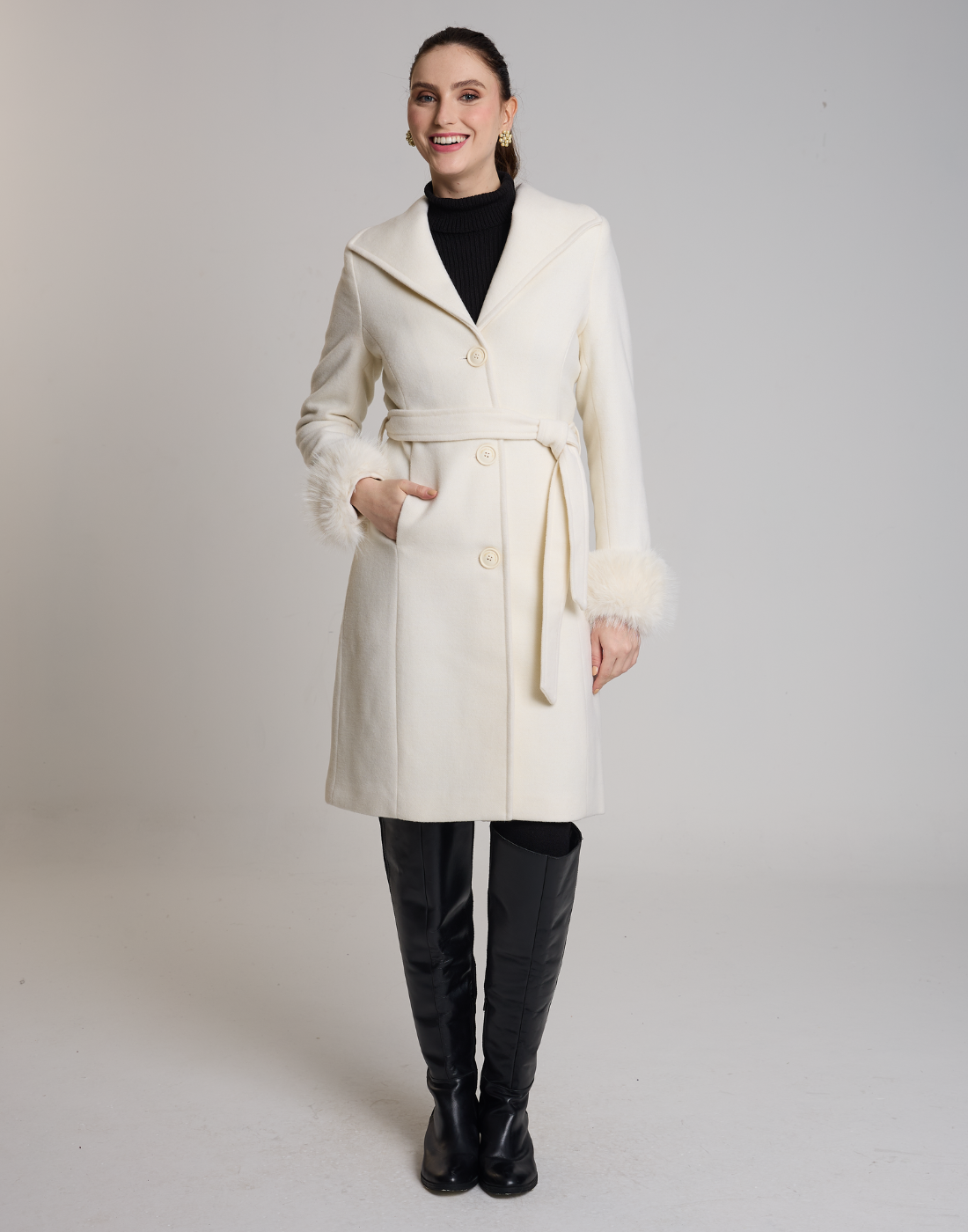 Casaco de Lã Ostuni Off