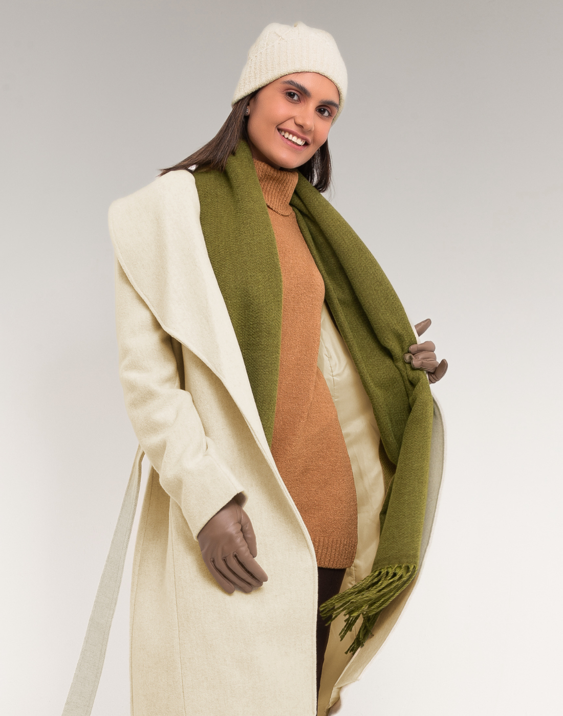 Vest Legging Mousse Gola Alta Caramelo