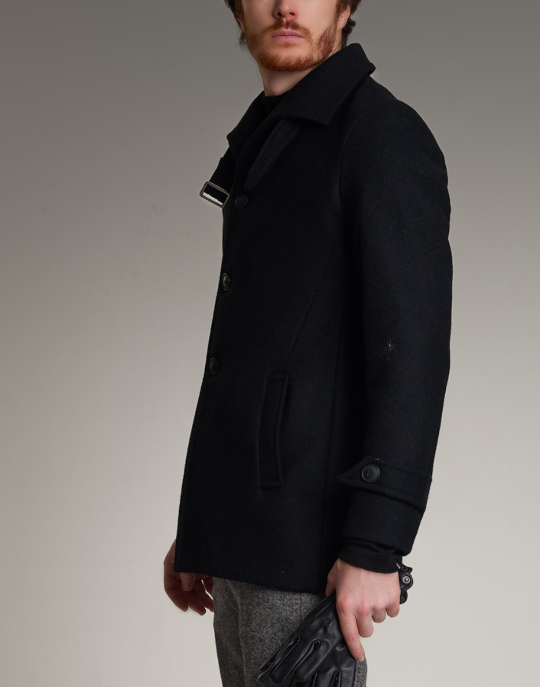 Casaco Lã Uruguaia Malvin Preto