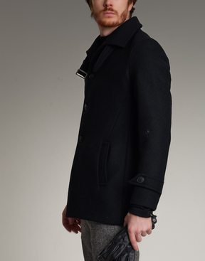 Casaco Lã Uruguaia Malvin Preto