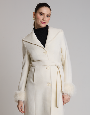 Casaco de Lã Ostuni Off