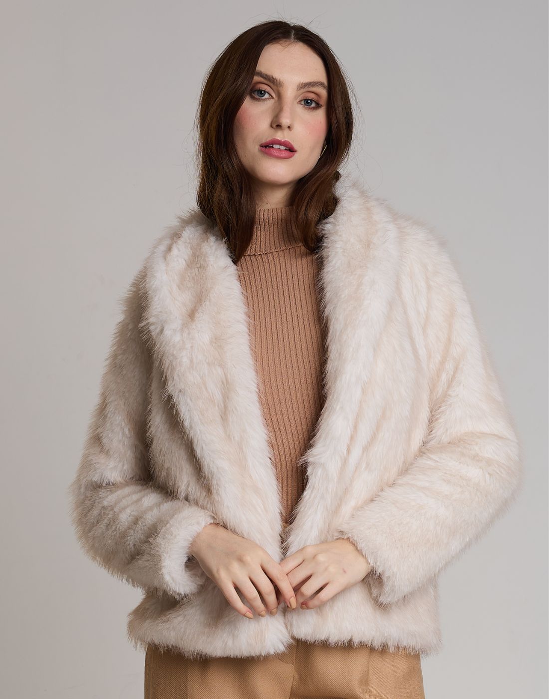 Casaco Fake Fur Boreal Off