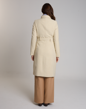 Casaco de Lã Savona Bege Bloom