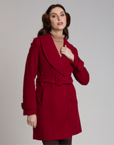 Casaco de Lã Mantova Vermelho