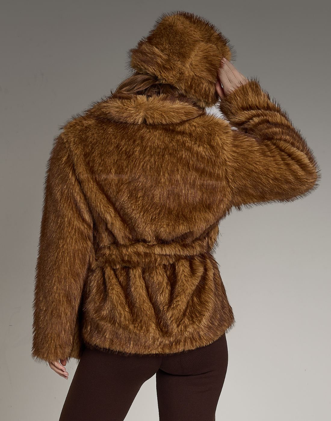 Chapéu Fake Fur Boreal Caramelo