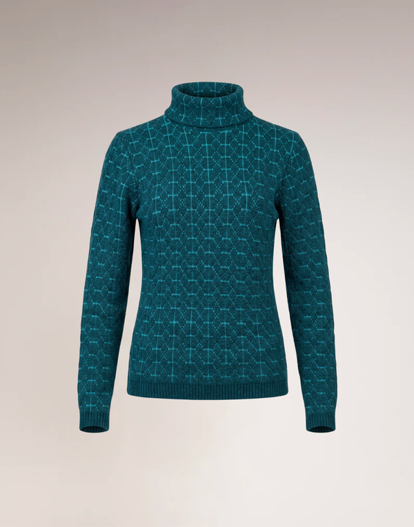 Blusa Mousse Geométrica Verde Cedro