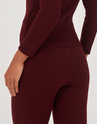 Legging Invernada Dupla Bordeaux