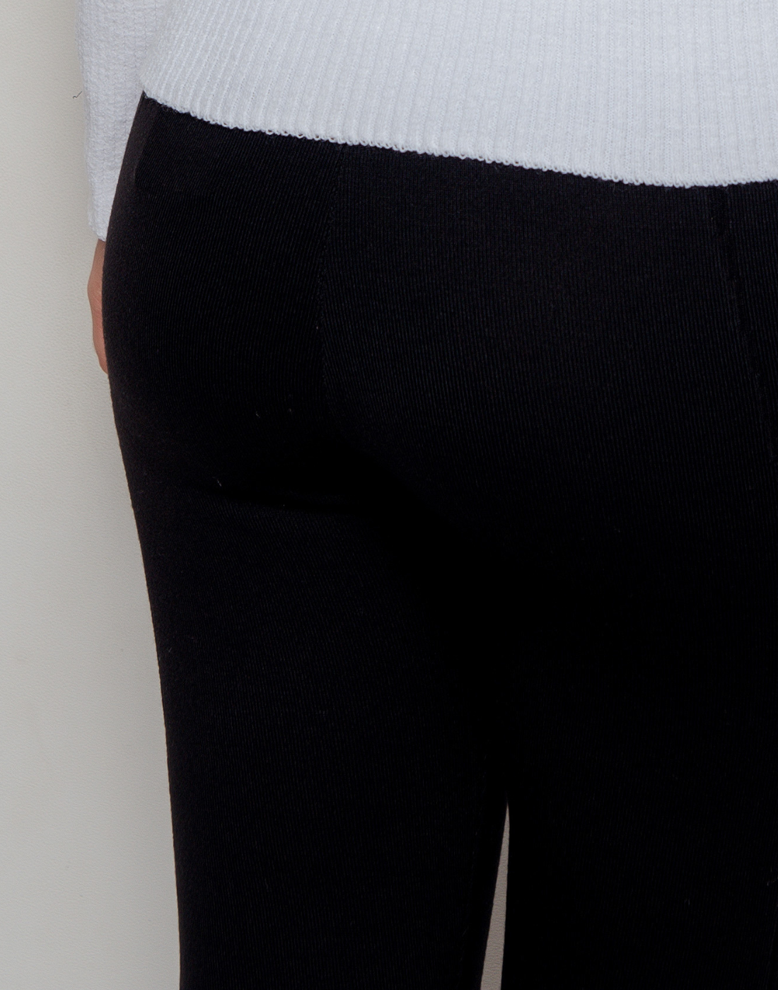 Legging Tricot Invernada Stripe Preta