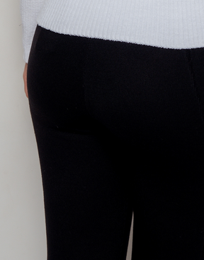 Legging Tricot Invernada Stripe Preta