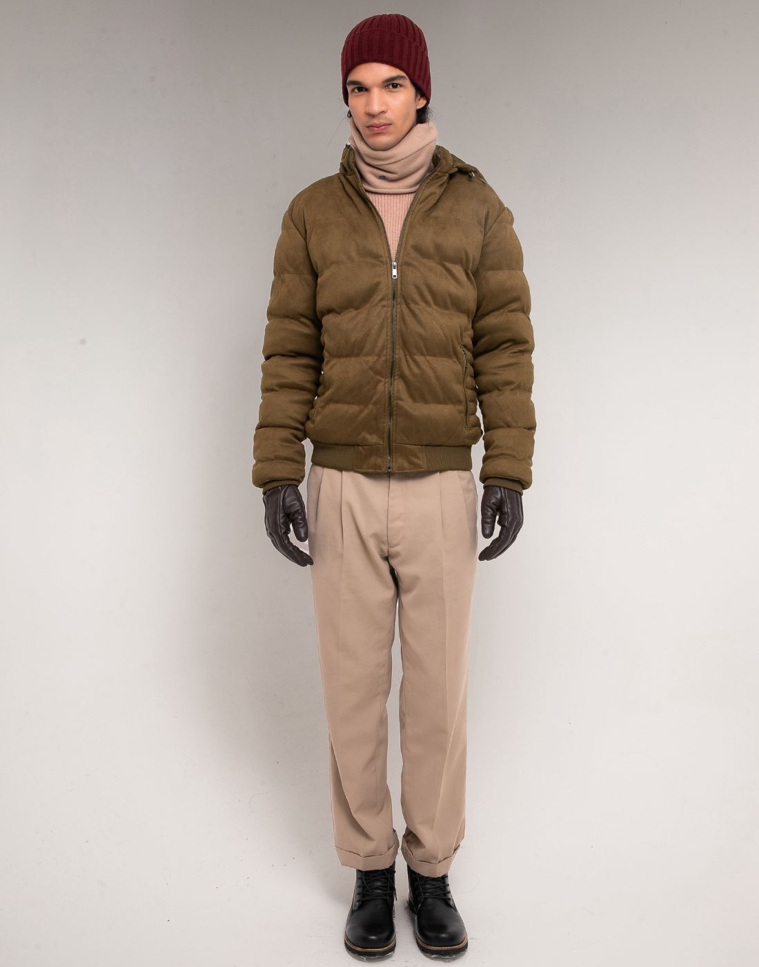 Casaco Doudoune M Suede Jones Marrom