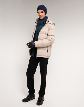 Casaco Doudoune M Forrado Davos Bege