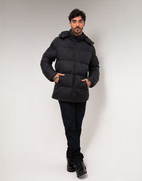 Casaco Doudoune M Forrado Davos Preto