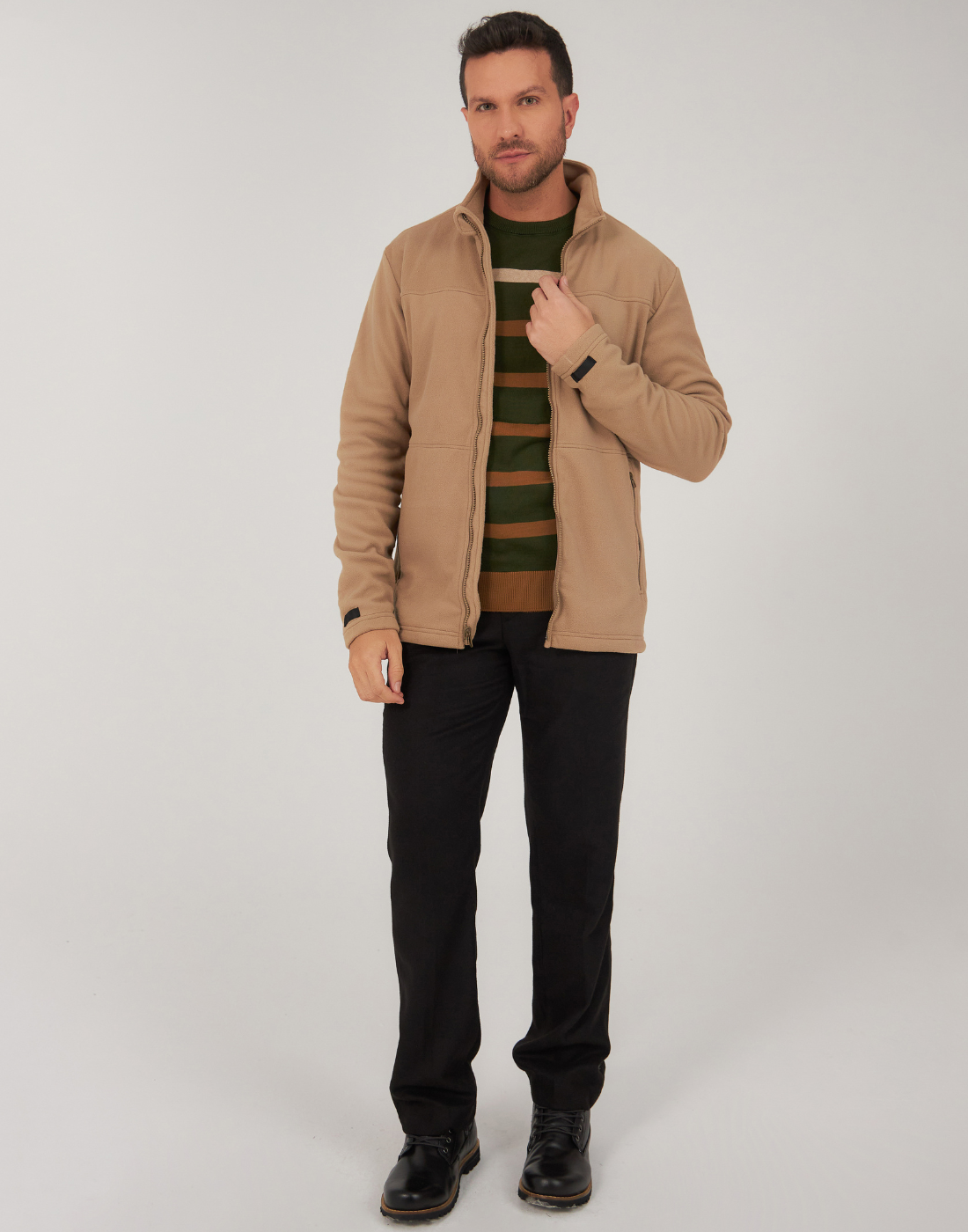 Blusão Listrado Dunkan Verde