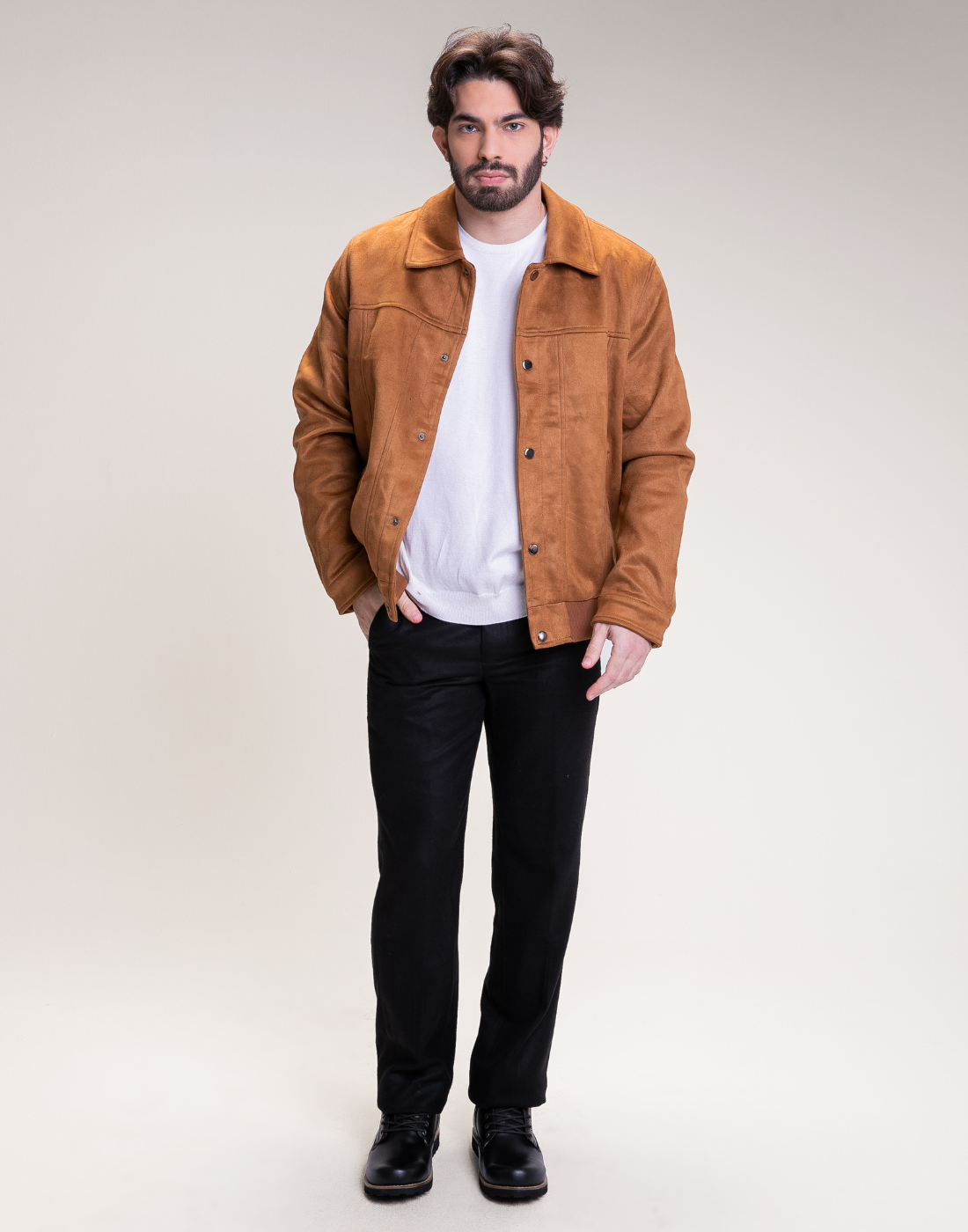 Blusão Viscose Off White