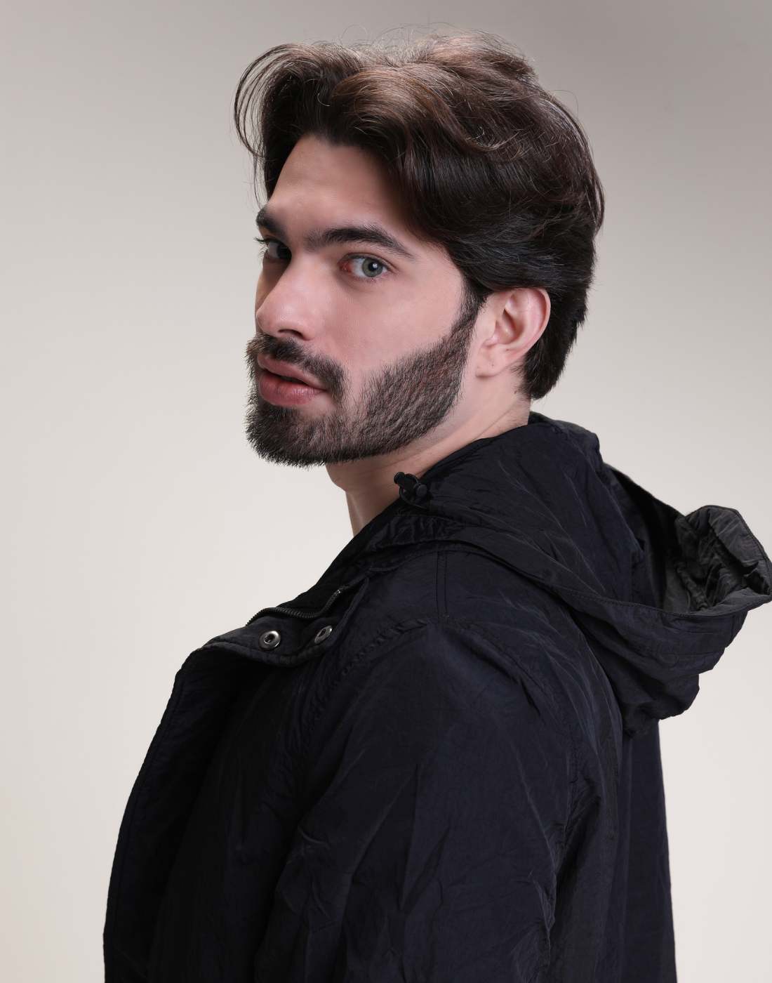 Jaqueta M Amassadinha Vilanova Preto