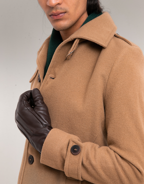 Casaco Lã Uruguaia Malvin Bege Canela