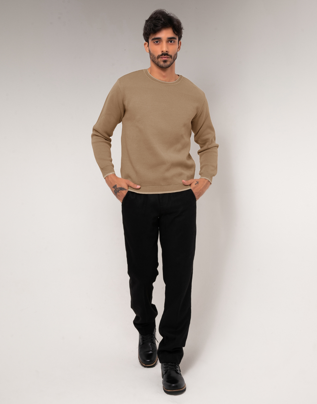 Blusão Listra Nob Bege Bruma