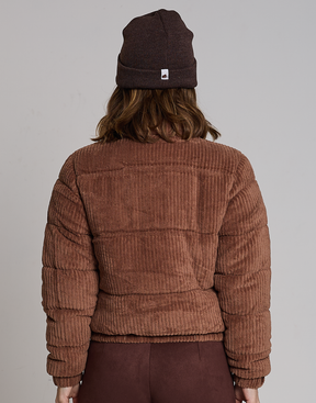 Doudoune Cotelê Nevis Marrom