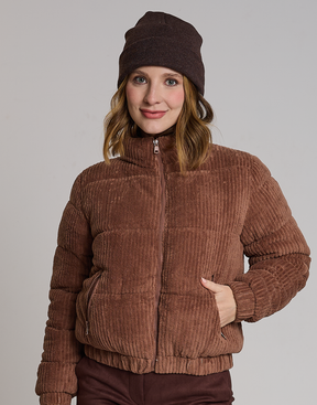 Doudoune Cotelê Nevis Marrom