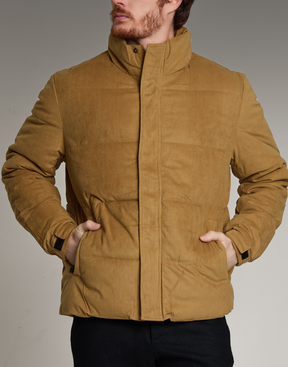 Doudoune M Cotelê Nevis Bege