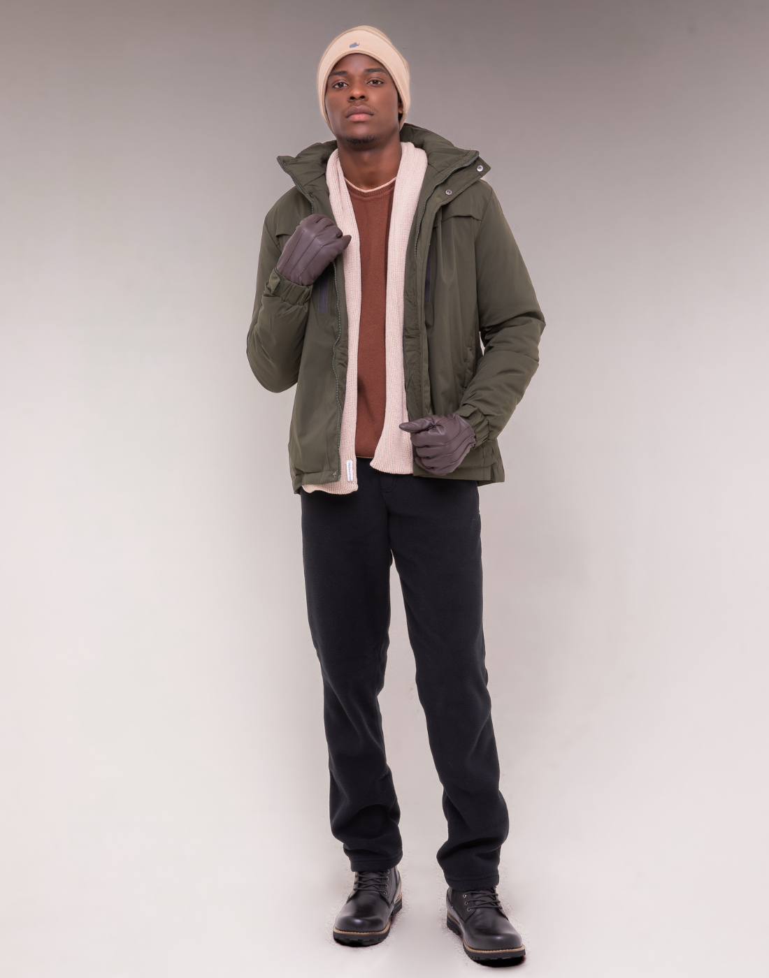 Blusão Listra Nob Marrom Moscada